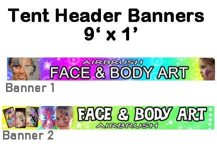 Tent Header Banner - SOBA - ShowOffs Body Art