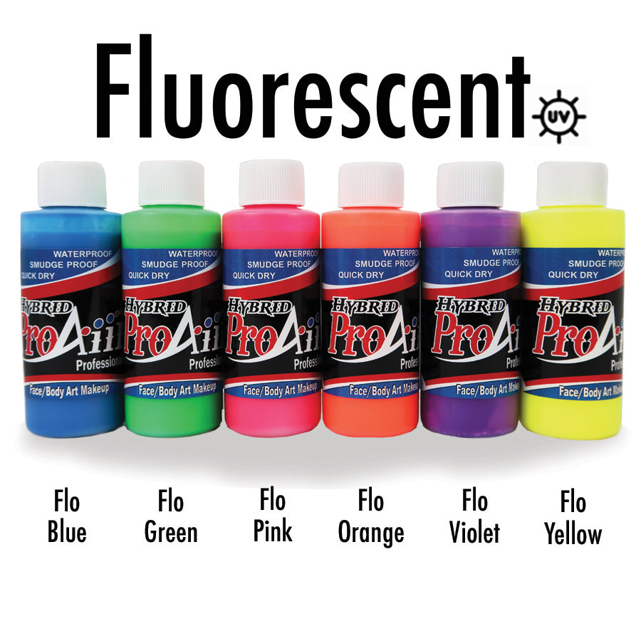 Fluorescent Airbrush Paint Set