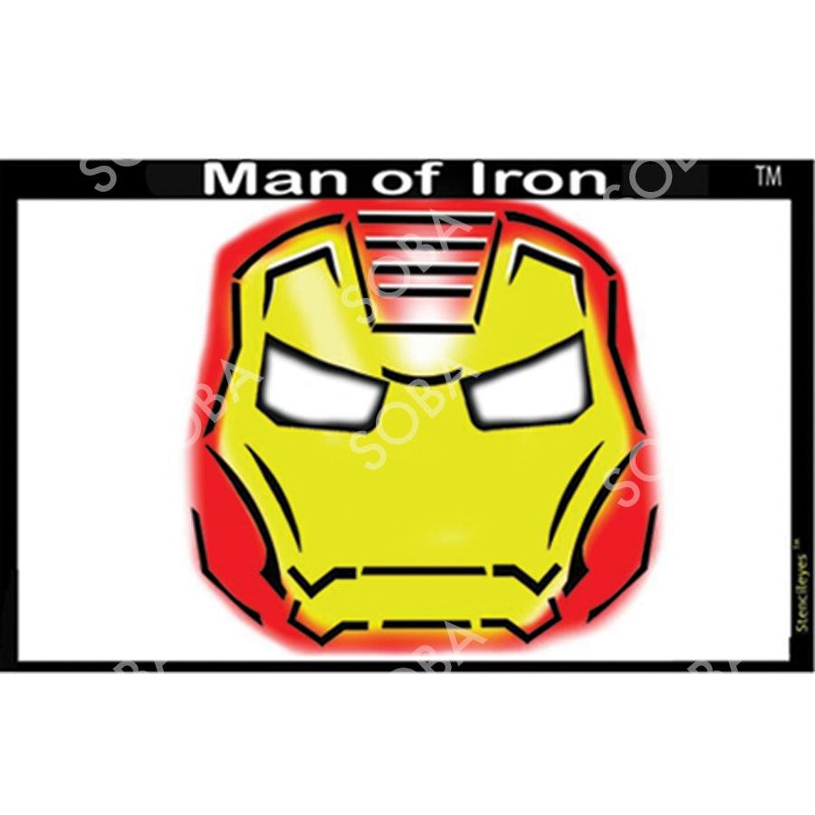 iron man stencil
